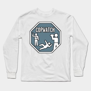 Cop watch blue Long Sleeve T-Shirt